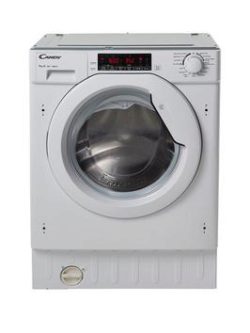Candy Cbwm 916Twh 9Kg Load, 1600 Spin Integrated Washing Machine - White